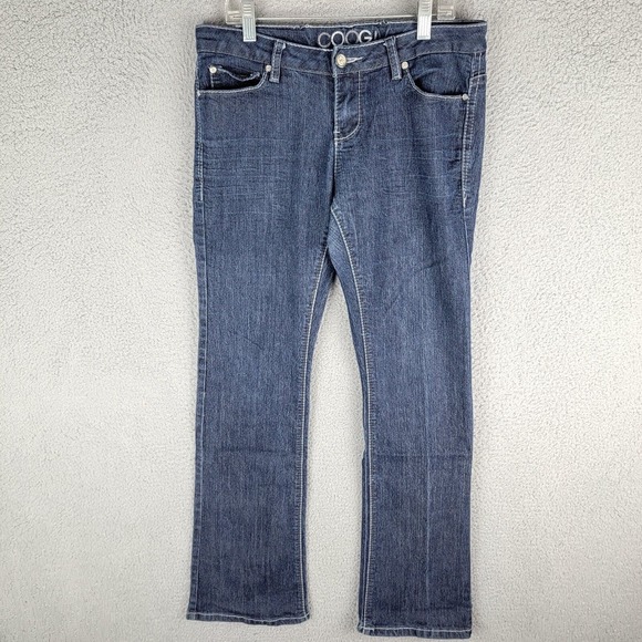 COOGI Jeans Size 7/8 Womens Denim Embroidered Logo Bootcut - Picture 1 of 13